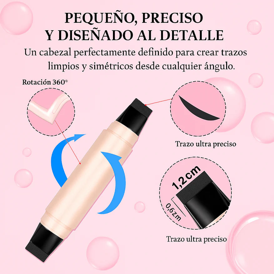 DELINEADOR DE OJOS CON SELLO GIRATORIO